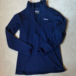 Patagonia Navy Blue Quarter-Zip Fleece
